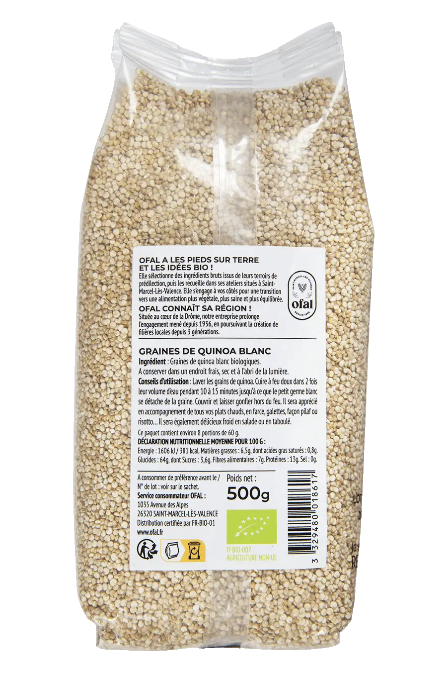 Quinoa blanc Bio 1Kg