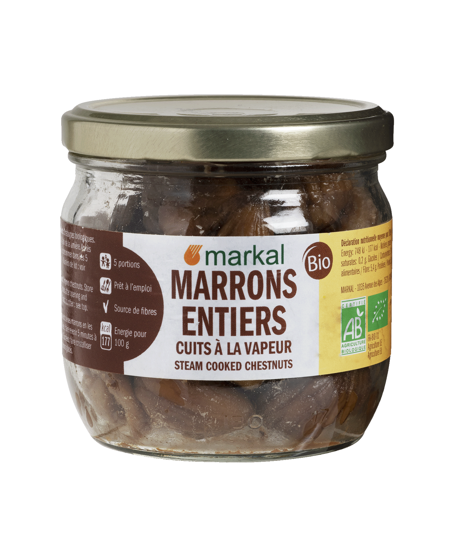 Crème de Marron vanillée Bio - 320g