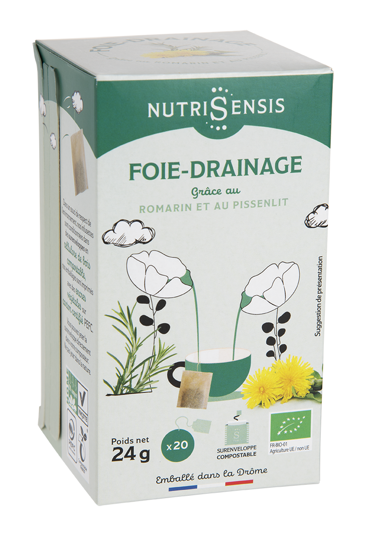 Infusion Menthe Poivrée - Après repas (20*1,2g) bio - Nutrisensis